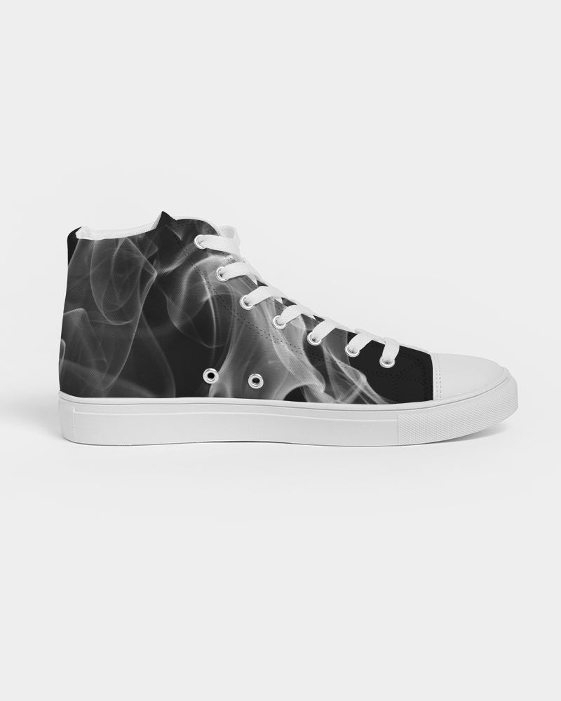 fz blured zone men's hightop canvas shoe