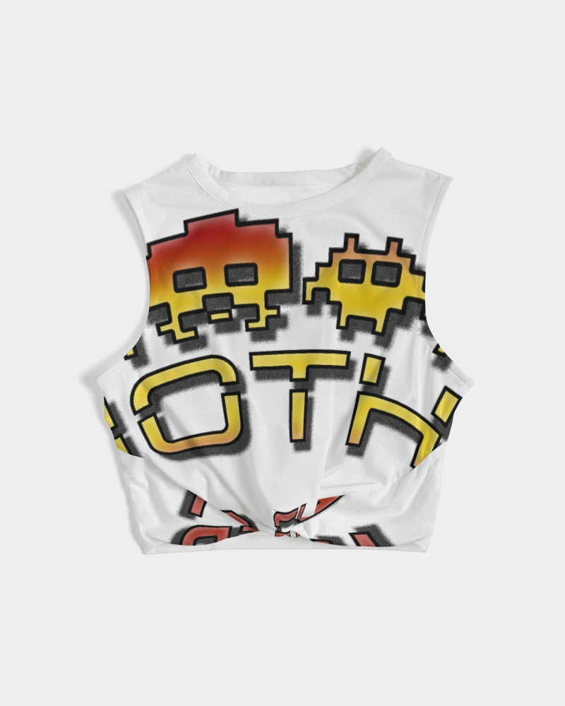 clean zone women's twist-front tank