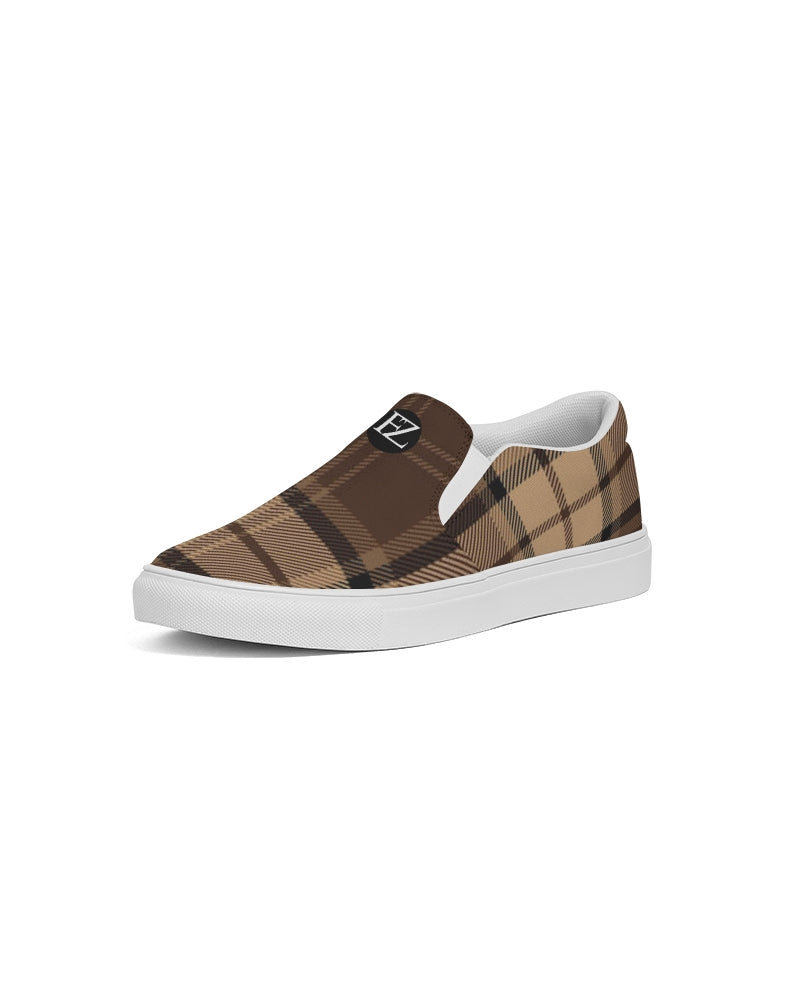 fz plaid women's slip-on canvas shoe