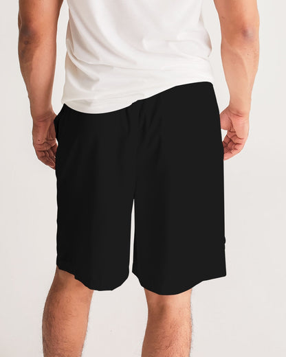 smokin black men's jogger shorts