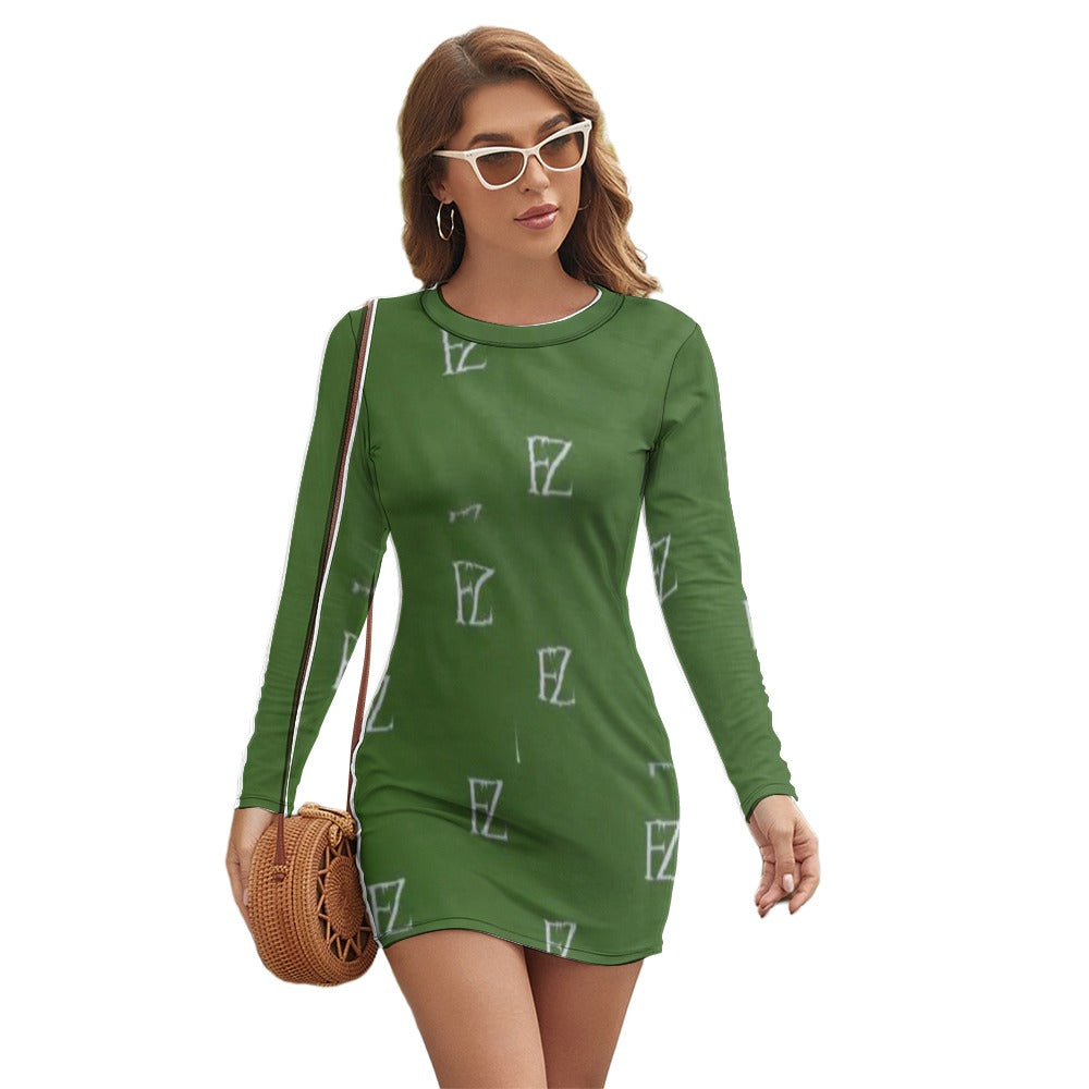 FZ Women's Long Sleeve Slim Dress - FZwear
