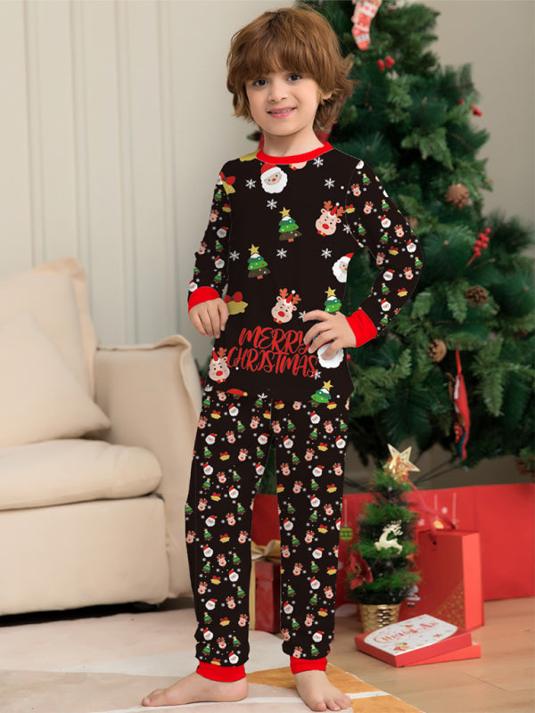 FZ Child Santa Claus printed christmas pajamas (children's version)