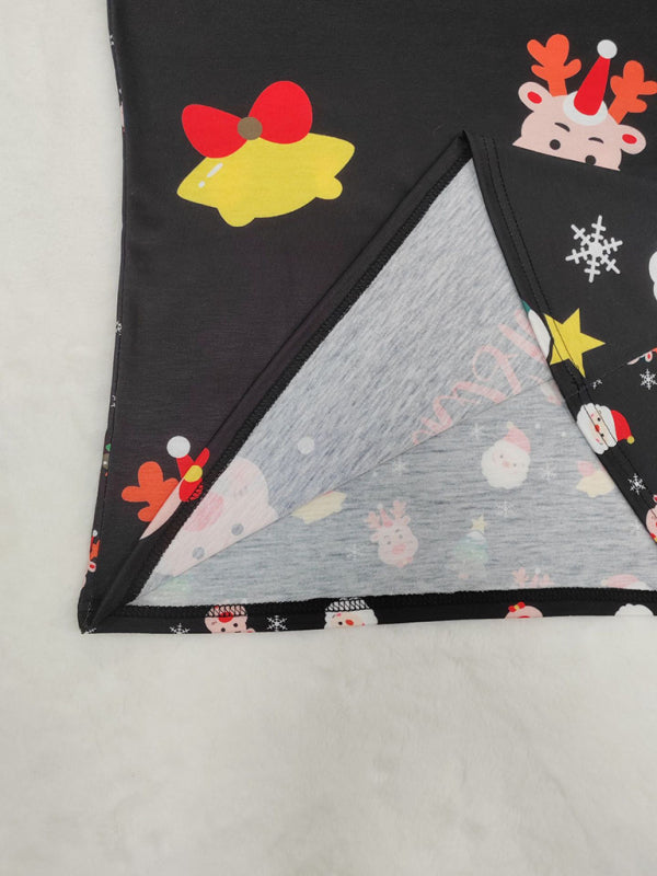FZ Child Santa Claus printed christmas pajamas (children's version)