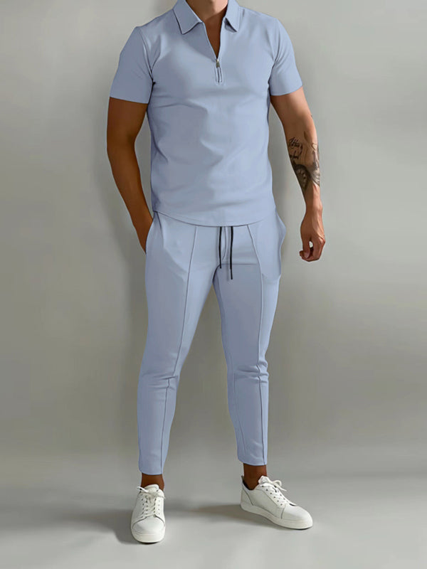 FZ Men's short-sleeved two-piece Pants suit - FZwear