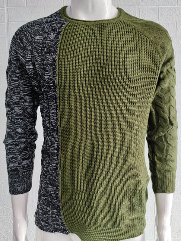 FZ Men's long sleeve knitted slim sweater top - FZwear
