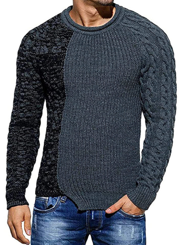 FZ Men's long sleeve knitted slim sweater top - FZwear