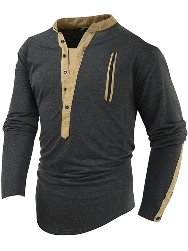 FZ Men's New Tactical Zipper Long Sleeve Tee - FZwear