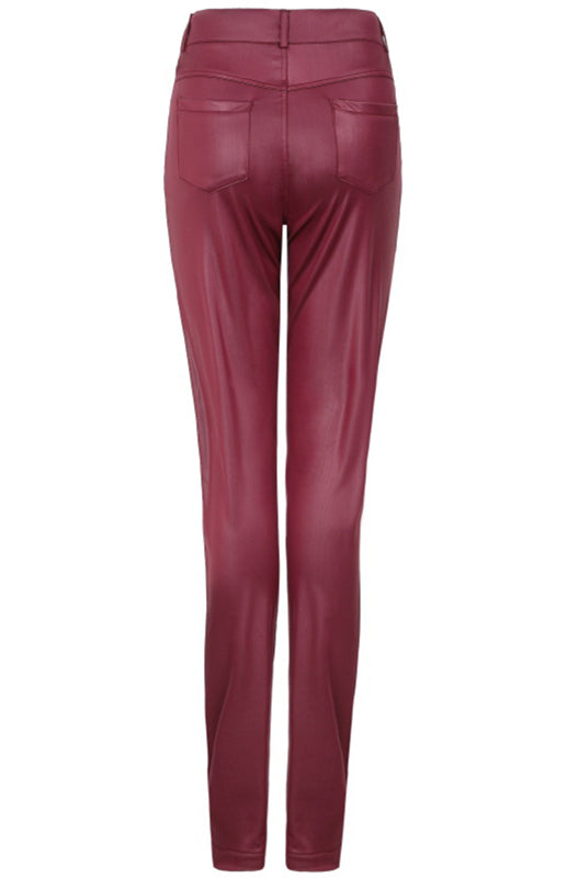 fz women's fashion pu leather pants