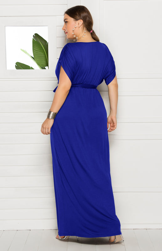 fz women's plus size deep v dress