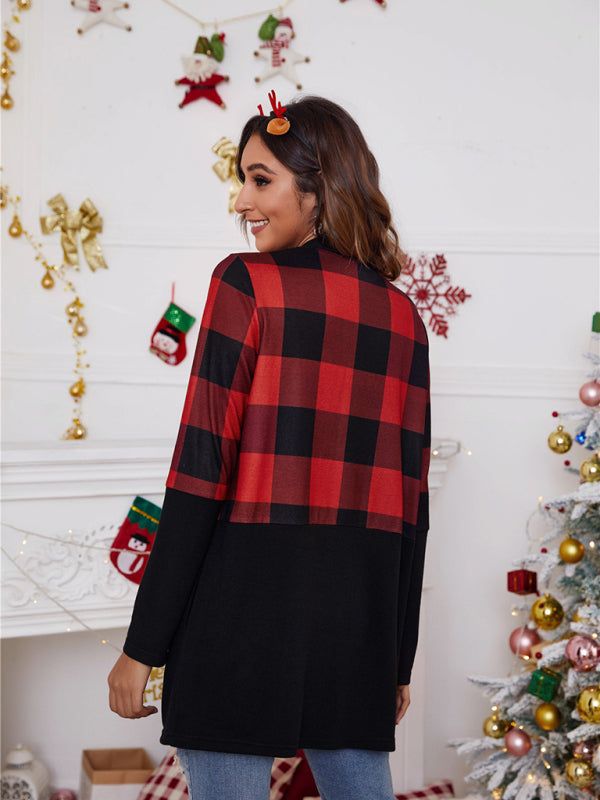 FZ Women's Christmas print casual jacket - FZwear