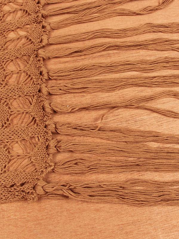 women's bikini top hollow lace tassel swimsuit coat beach long dress