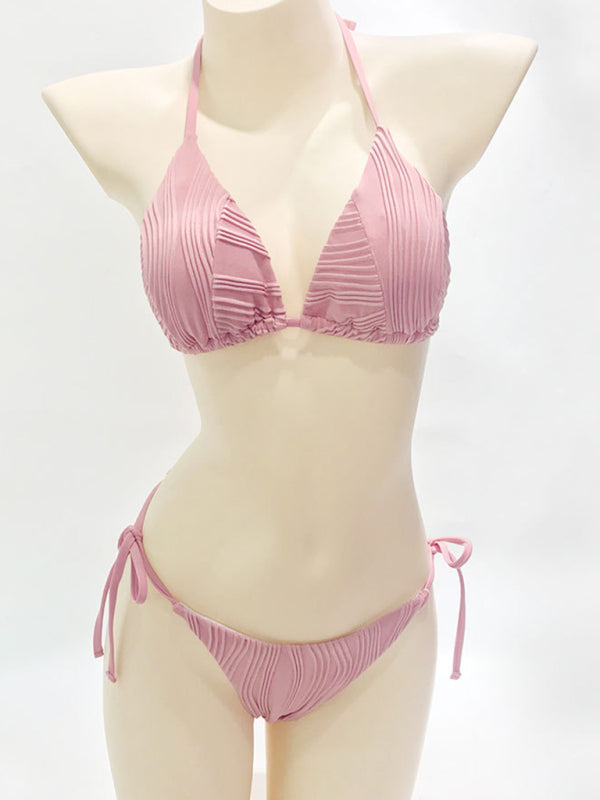 FZ Women's two-piece strappy bikini swimsuit