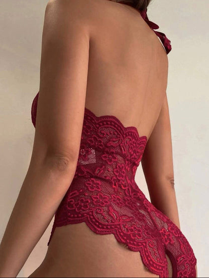 FZ Women's interesting lace one-piece lingerie