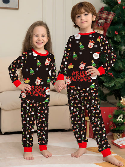 FZ Santa Claus printed christmas wear pajamas (mom style)