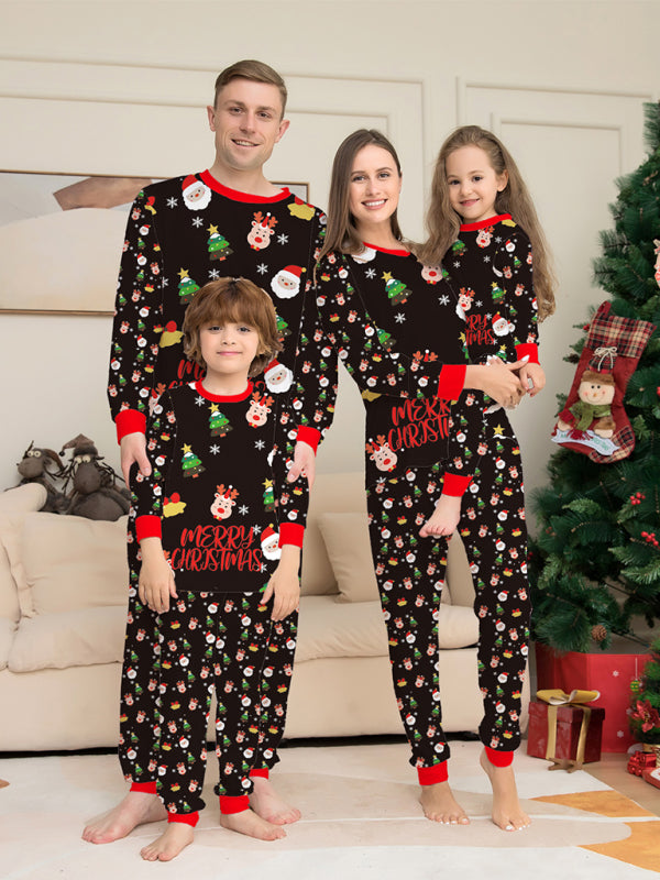 FZ Santa Claus printed christmas wear pajamas (mom style)
